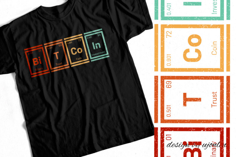 Bitcoin Periodic Design – T-Shirt design