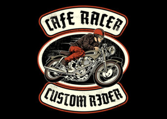 CAFE RACER t shirt vector file