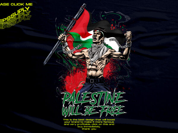 Free palestine, stop war and discrimination t shirt graphic design