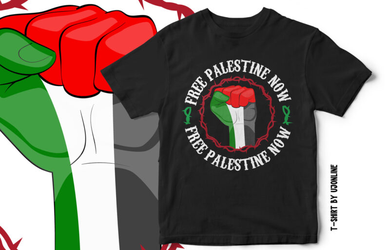 FREE PALESTINE – PALESTINE LIVES MATTER – T-SHIRT DESIGN