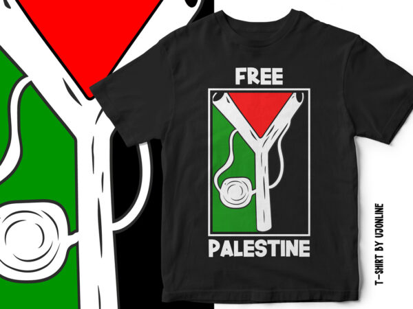 Free palestine – palestine movement t-shirt design – free gaza