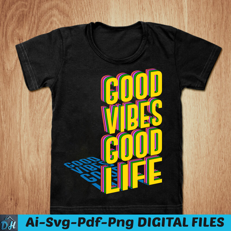 Good vibes good life t-shirt design, Good vibes shirt, Vibes shirt, Summer, Good life tshirt, Funny Summer vibes tshirt, Summer tees