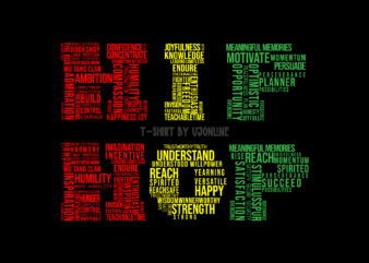 HipHop – Hip hop Music – Word Cloud T Shirt Design