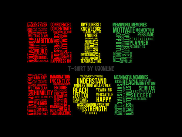 Hiphop – hip hop music – word cloud t shirt design