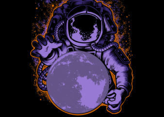 Holding moon graphic t shirt