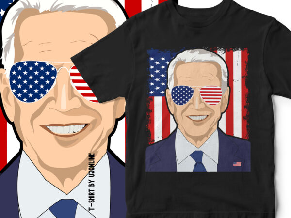 Joe biden american president cool portrait vector – t-shirt design