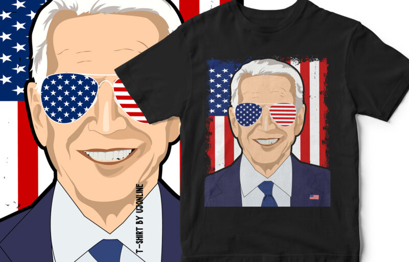 JOE BIDEN AMERICAN PRESIDENT COOL PORTRAIT VECTOR – T-SHIRT DESIGN