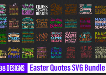 Easter quotes designs bundle | easter tshirt bundle | easter svg bundle | easter svg cut files