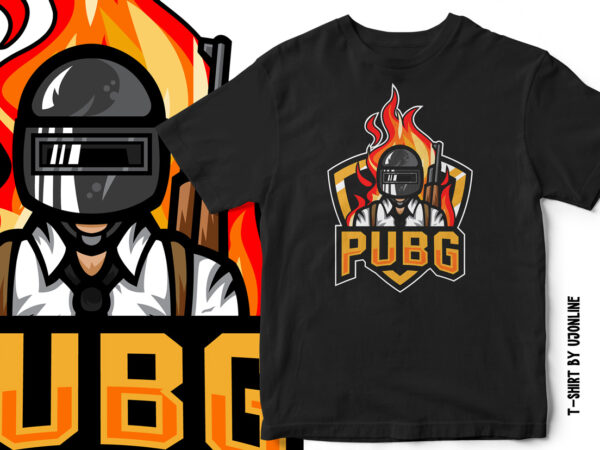 Pubg gaming t-shirt design
