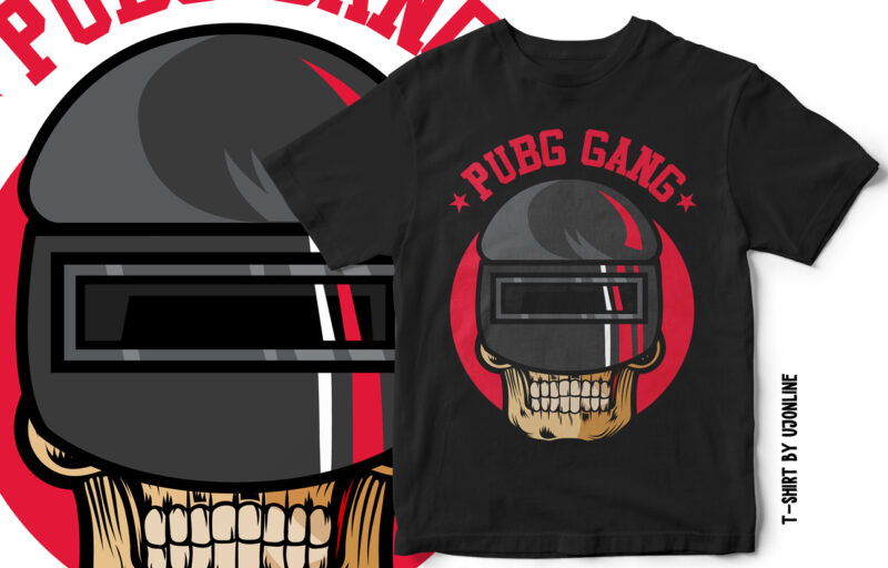 PUBG GANG T-SHIRT DESIGN FOR GAMERS – GAMING T-SHIRT DESIGNS