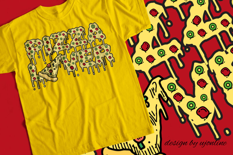 Pizza Lover – T-Shirt Design