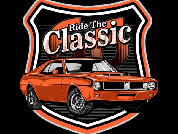 Ride the classic t shirt design online