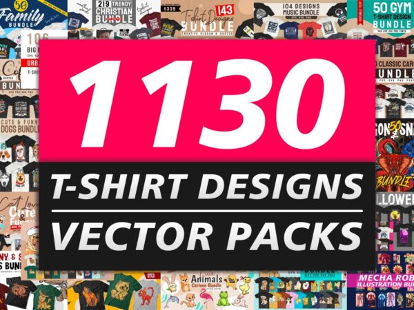T-shirt design vector packs, t-shirt design mega bundle, cartoon t shirt design, cute cartoon t shirt designs, funny t shirt designs, animal, illustration, slogans, urban streetwear, svg, png, pod,