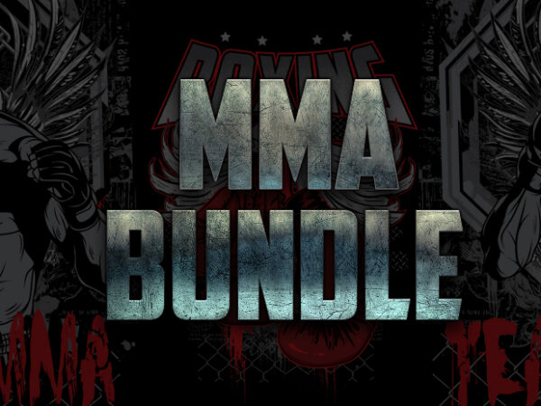 MMA Bundle t shirt designs for sale