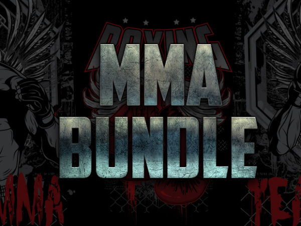 Mma bundle t shirt designs for sale