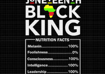 Juneteenth Black King Nutritional Facts SVG, Juneteenth Black King Nutritional Facts, Juneteenth Black King SVG, Juneteenth Black King