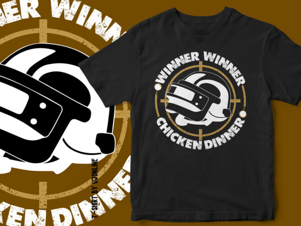 Winner winner chicken dinner – t-shirt design