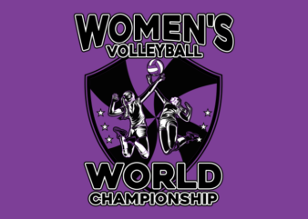 WOMEN VOLLEY BALL t shirt design for sale