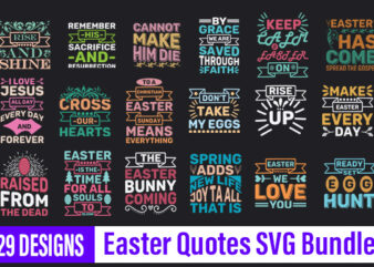 Easter quotes designs bundle | easter tshirt bundle | easter svg bundle | easter svg cut files