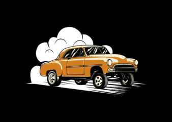 Vintage Car t shirt vector art