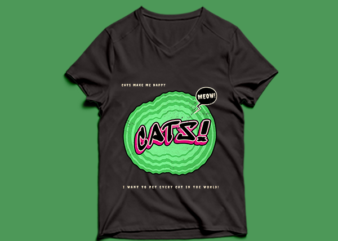 cats t shirt design – cats t shirt design – png -cats t shirt design – psd