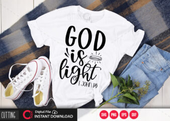 God is light 1 john 1 5 SVG DESIGN,CUT FILE DESIGN