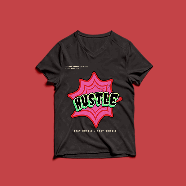hustle t shirt design – hustle t shirt design png – hustle t shirt design psd – commercial use