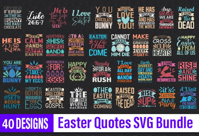 Quotes　bundle　Bundle　Easter　tshirt　files　t-shirt　bundle　svg　Designs　Easter　Easter　cut　Easter　designs　svg　Buy