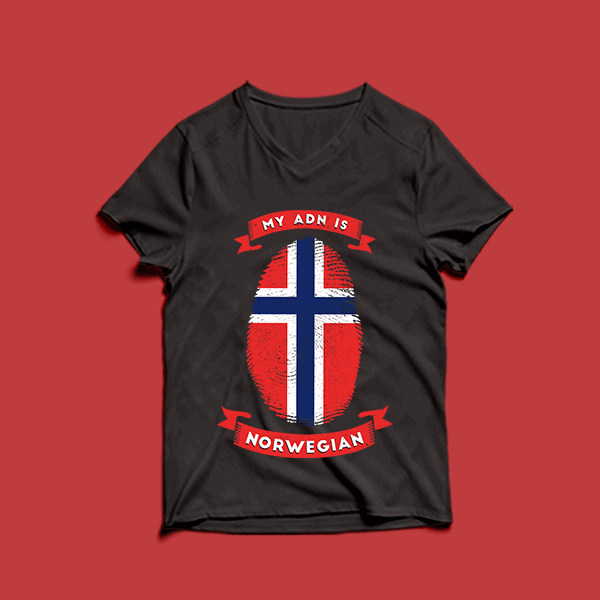 my adn is norwegian t shirt design -my adn norwegian t shirt design – png -my adn norwegian t shirt design – psd