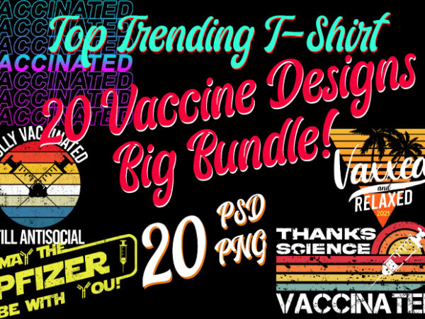 Vaccine / moderna / pfizer / covid top trending best selling 20 png + psd designs