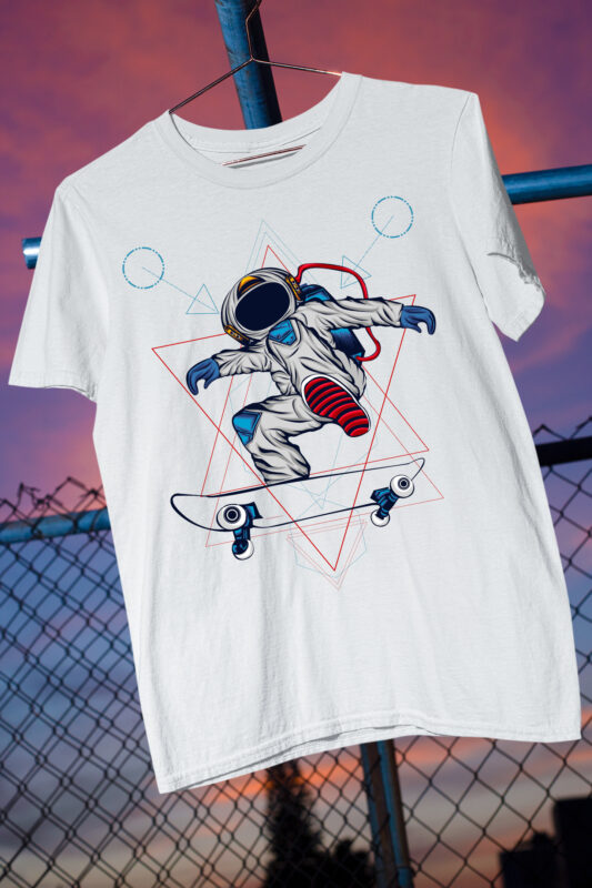 t-shirt vector Abstract Astronaut / Space / Interstellar / Space Man / Moon / Aliens/ Man on Moon/ Galaxy / Galactic/ Space Travel / Best Seller Top Trending