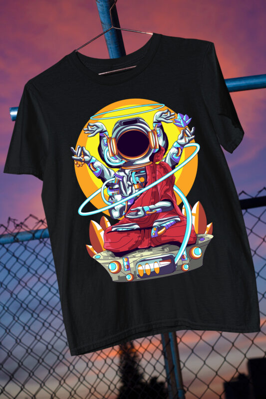 t-shirt vector Abstract Astronaut / Space / Interstellar / Space Man / Moon / Aliens/ Man on Moon/ Galaxy / Galactic/ Space Travel / Best Seller Top Trending