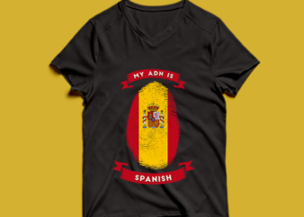 my adn is spanish t shirt design -my adn spanish t shirt design – png -my adn spanish t shirt design – psd