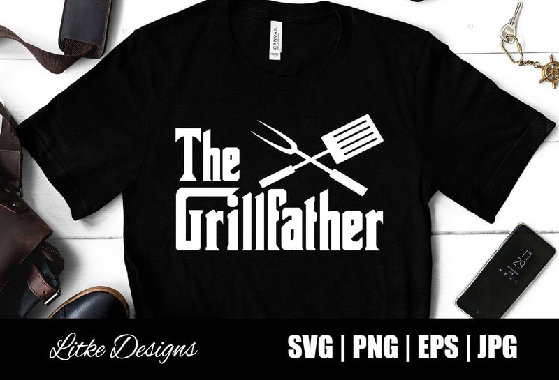Free Free 312 Grillfather Father&#039;s Day Apron Svg SVG PNG EPS DXF File