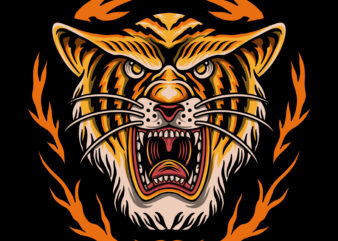 The tiger king tshirt design