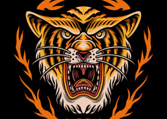 The tiger king tshirt design