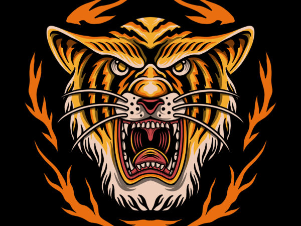 The tiger king tshirt design