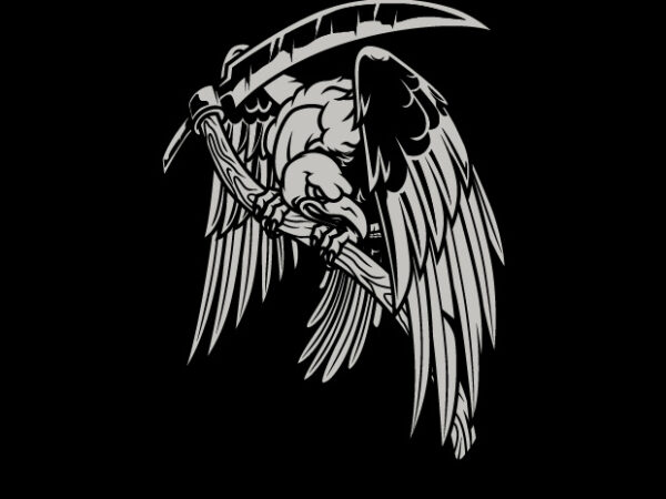 Vulture reaper team t-shirt design