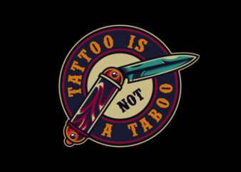 Tatoo Kinfe Taboo t shirt designs for sale