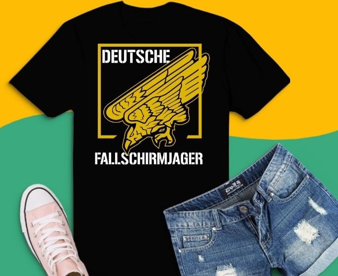 Ww2 German Paratrooper T-Shirt - Deutsche Fallschirmjager Ww2 German Paratrooper T-Shirt - Deutsche Fallschirmjager