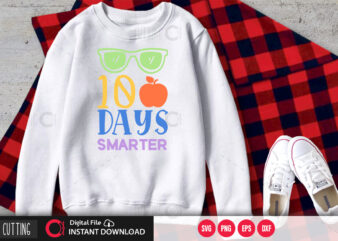 100 days smarter SVG DESIGN,CUT FILE DESIGN