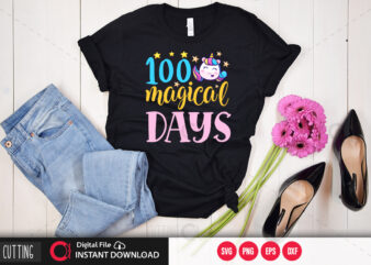 100 magical days SVG DESIGN,CUT FILE DESIGN