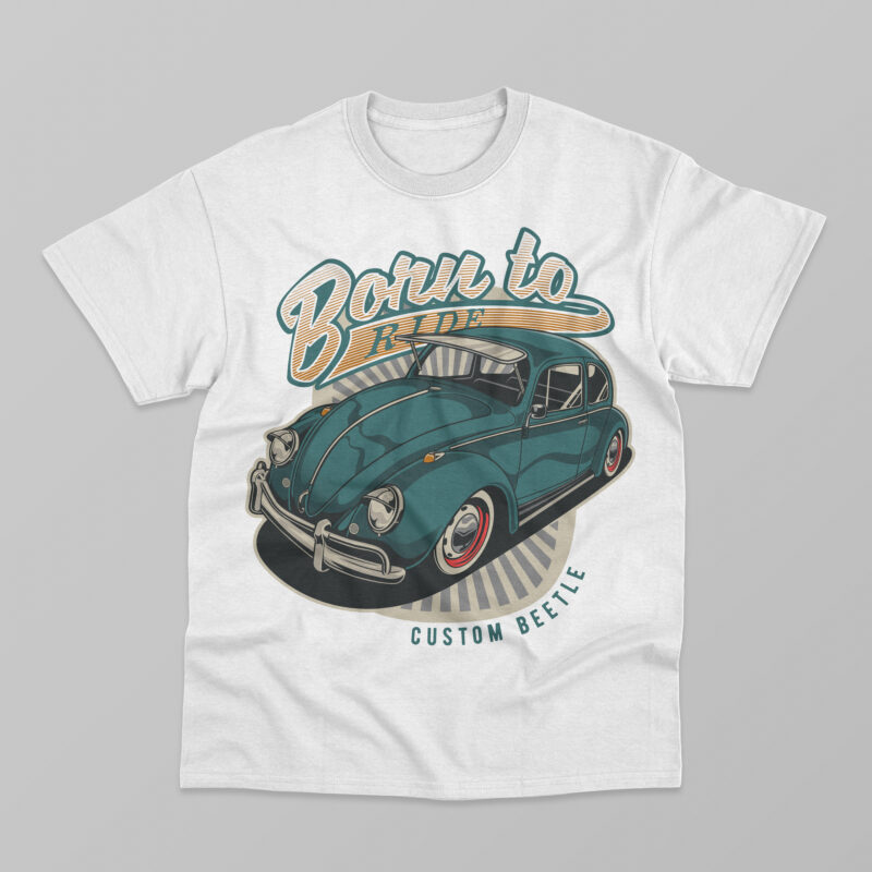 Classic car t-shirt design bundle collection vol. 5