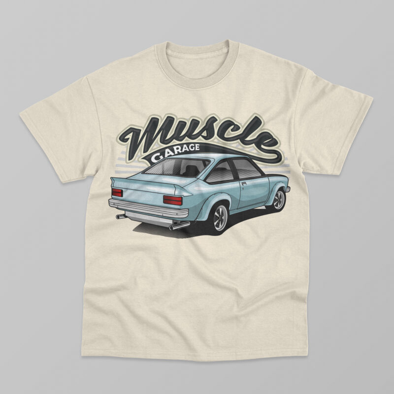 Classic car t-shirt design bundle collection vol. 5