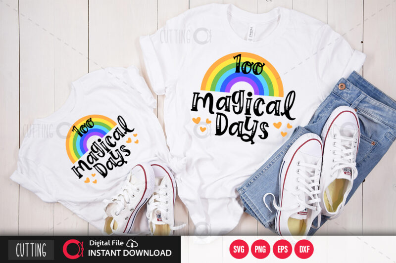 1oo magical days SVG DESIGN,CUT FILE DESIGN