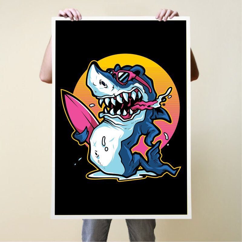 Paint Board Illustration PNG & SVG Design For T-Shirts