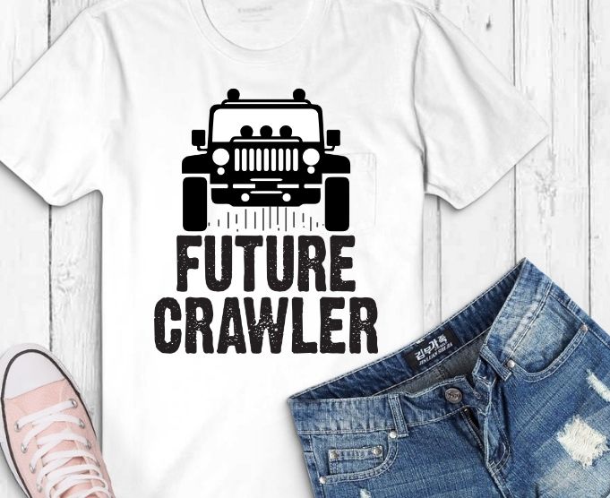 Future Crawler Jeep Baby Onesie-29