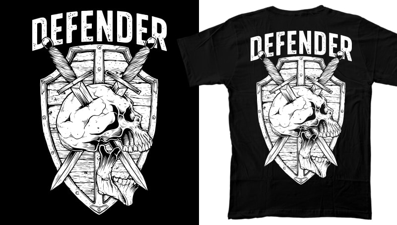 t-shirt vector 40 Skulls & Skeletons Design / Tattoo Art