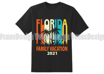 Florida Family Vacation 2021 Editable Design