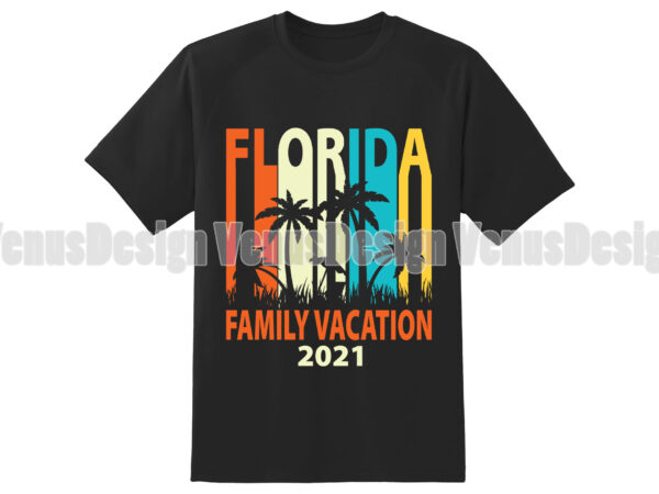 Florida family vacation 2021 editable design